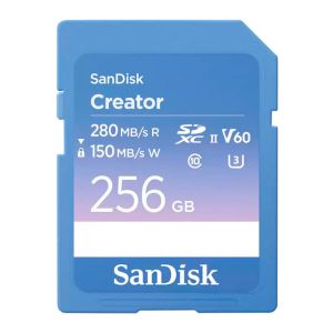 Cartao de Memoria Sandisk Creator, 256GB, UHS-II, SDXC, SDSDXEP
