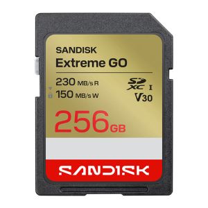 Cartao de Memoria Sandisk Extreme GO, 256GB, SD UHS-I, SDSDXGN-256G-GNCIN Cartao de Memoria Sandisk Extreme GO, 256GB, SD UHS-I, SDSDXGN-256G-GNCIN
