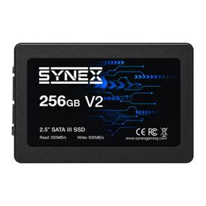 SSD Synex V2, 256GB, SATA III, Leitura 550MB/s, Gravacao 500/MBs