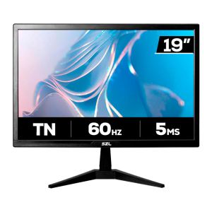 Monitor SZL 19, 19 Pol, TN, 5ms, 60Hz, HDMI/VGA, SZL-SZL19-BL01 Monitor SZL 19, 19 Pol, TN, 5ms, 60Hz, HDMI/VGA, SZL-SZL19-BL01