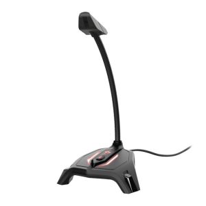 Microfone Trust GXT 215 Zabi, Led Vermelho, USB, T23800 Microfone Trust GXT 215 Zabi, Led Vermelho, USB, T23800