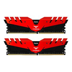 Memoria Team Group T-Force Dark 16GB (2x8) 2400MHz DDR4 Vermelho