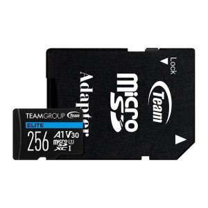 Cartao de Memoria Team Group A1, 256GB, MicroSDXC, UHS-I, Com Adaptador, V30, TEAUSDX256GIV30A103 Cartao de Memoria Team Group A1, 256GB, MicroSDXC, UHS-I, Com Adaptador, V30, TEAUSDX256GIV30A103