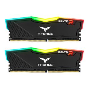 Memoria Team Group T-Force Delta RGB 16GB (2x8) DDR4 3200Mhz Preta