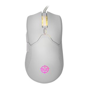 Mouse Gamer TGT Bizon X, Rainbow, 7200DPI, 6 Botoes, Branco, TGT-BIZ-X-WH01 Mouse Gamer TGT Bizon X, Rainbow, 7200DPI, 6 Botoes, Branco, TGT-BIZ-X-WH01