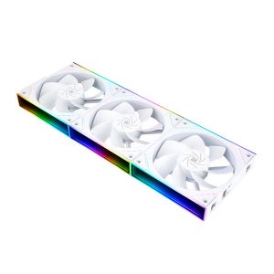 Kit Ventoinhas Thermalright TL-M12QRW, ARGB, Reversa, 3x120mm, Branco, TL-M12QRW-X3 Kit Ventoinhas Thermalright TL-M12QRW, ARGB, Reversa, 3x120mm, Branco, TL-M12QRW-X3
