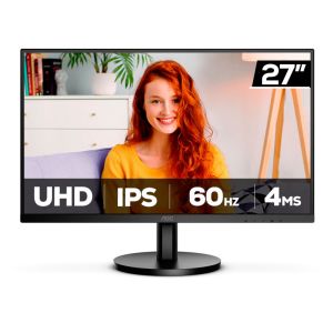 Monitor Home AOC U27B3A, 27 Pol, IPS, UHD, 4ms, 60Hz, HDMI/DP, U27B3A Monitor Home AOC U27B3A, 27 Pol, IPS, UHD, 4ms, 60Hz, HDMI/DP, U27B3A