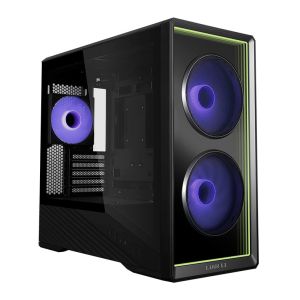 Gabinete Gamer Lian Li Vector V150 Infinity, Mini-Tower, Lateral de Vidro, Com 3 Fans, Preto, V150INFX Gabinete Gamer Lian Li Vector V150 Infinity, Mini-Tower, Lateral de Vidro, Com 3 Fans, Preto, V150INFX