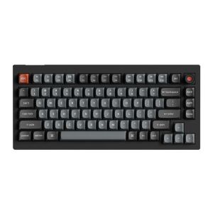 Teclado Mecânico Keychron V1, RGB, USB, Knob Version, Preto, V1W-D3 Teclado Mecânico Keychron V1, RGB, USB, Knob Version, Preto, V1W-D3