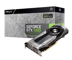 Placa de Vídeo PNY Geforce GTX 1080 FOUNDERS EDITION 8GB GDDR5X