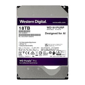 HD WD Purple Pro, 18TB, 3.5, 7200 RPM, SATA III 6GB/s, Cache 512MB, WD181PURP HD WD Purple Pro, 18TB, 3.5, 7200 RPM, SATA III 6GB/s, Cache 512MB, WD181PURP