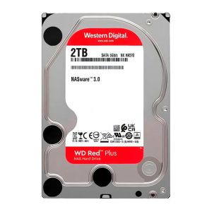 HD WD Red Plus NAS, 2TB, 3.5, 5400RPM, Sata III 6GB/s, Cache 64MB
