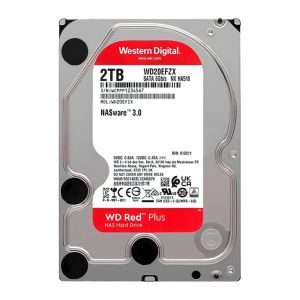 WD Red Plus 3.5インチ HDD 2TB WD20EFRX ① HD WD Red Plus, 2TB, 3.5, 5400RPM, Sata III 6GB/s, Cache 128MB