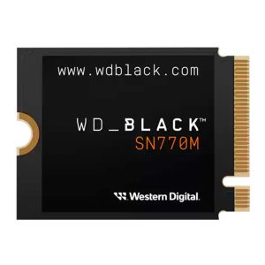 SSD WD Black SN770M, 500GB, M.2 2230, PCIe NVMe, Leitura 5000MB/s, Gravacao 4000MB/s, WDS500G3X0G SSD WD Black SN770M, 500GB, M.2 2230, PCIe NVMe, Leitura 5000MB/s, Gravacao 4000MB/s, WDS500G3X0G