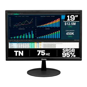 Monitor Zinnia Delfos DF19, 19 Pol, TN, sRGB 95, 75Hz, VGA/HDMI, ZNO-DFO19-BL01 Monitor Zinnia Delfos DF19, 19 Pol, TN, sRGB 95, 75Hz, VGA/HDMI, ZNO-DFO19-BL01