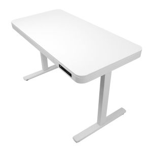 Mesa Office Zinnia Luna, 120x60cm, Com Regulagem de Altura, Branco, ZNO-LUNAWT01-TE Mesa Office Zinnia Luna, 120x60cm, Com Regulagem de Altura, Branco, ZNO-LUNAWT01-TE