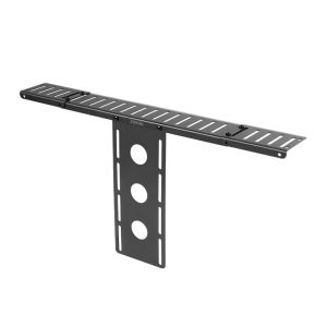 Prateleira Multiuso de Streaming Para Monitor Zinnia Core, Ajustavel, Instalacao VESA, Preto, ZNO-STCOR-BL01-V2