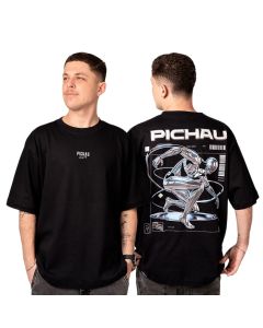 Camiseta Oversized Pichau Originals Cyber Synth, CMS-PG-CYBER