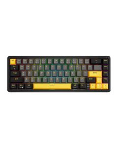 Teclado Magnetico Marvo Magma M40, RGB, USB, Cinza e Amarelo, KG964