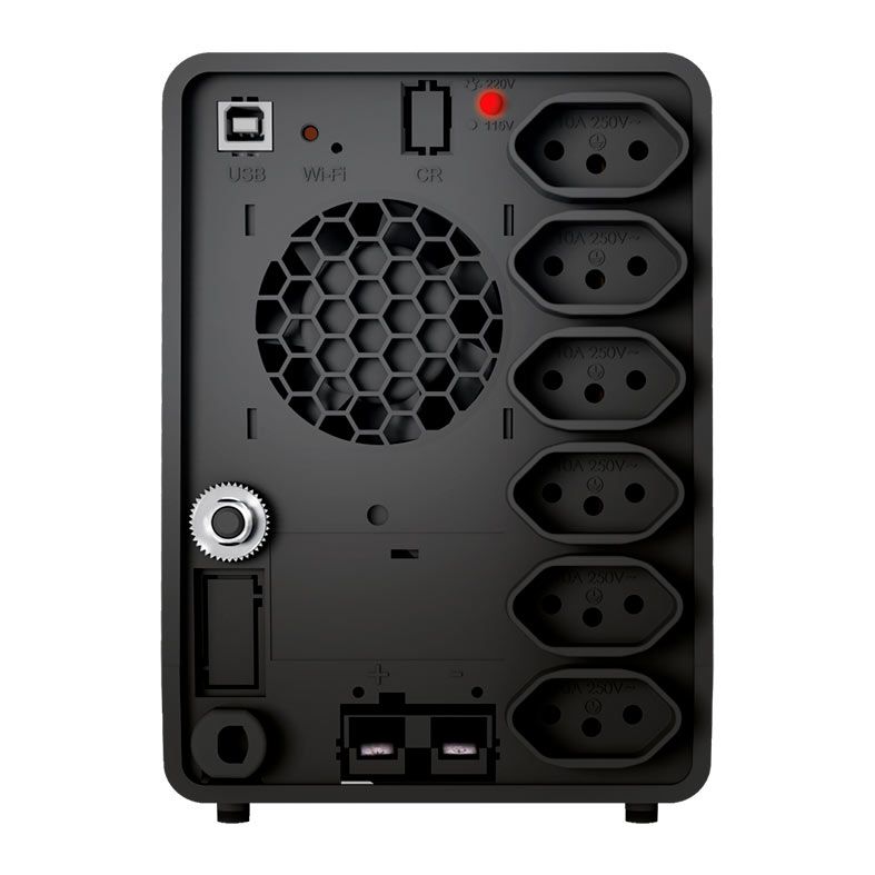 Nobreak SMS Premium, 700VA, Bivolt, Senoidal, WiFi, 6 Tomadas, Preto, 0029500