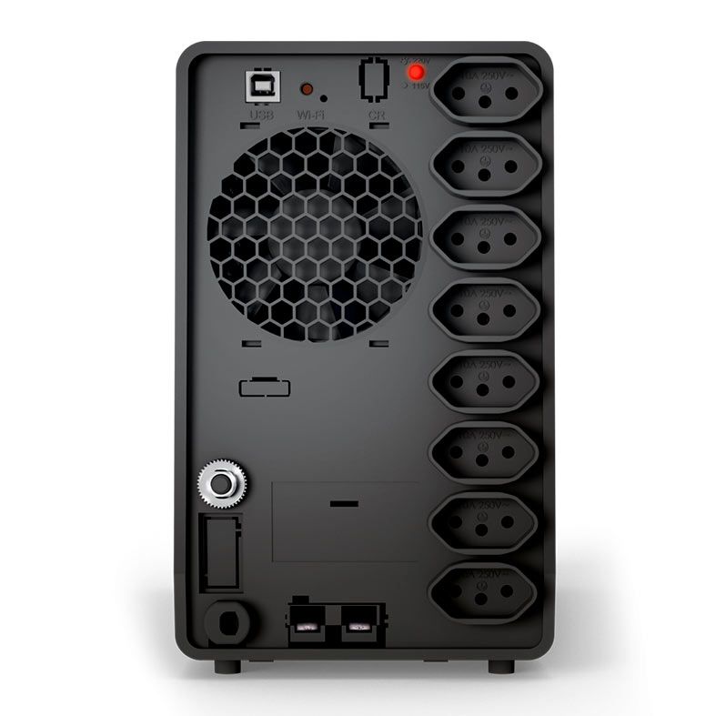 Nobreak SMS Gamer, 1500VA, Bivolt, Senoidal, WiFi, 8 Tomadas, Preto, 0029600