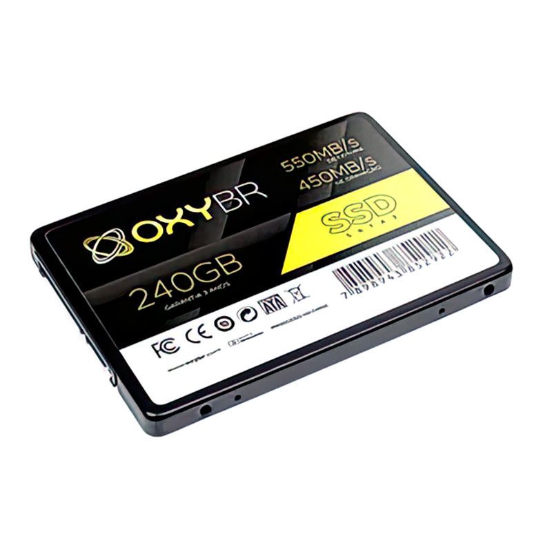 SSD OXYBR , 240GB, 2.5, Sata III 6GB/s, Leitura 550 MB/s, Gravacao 450 MB/s, 00945