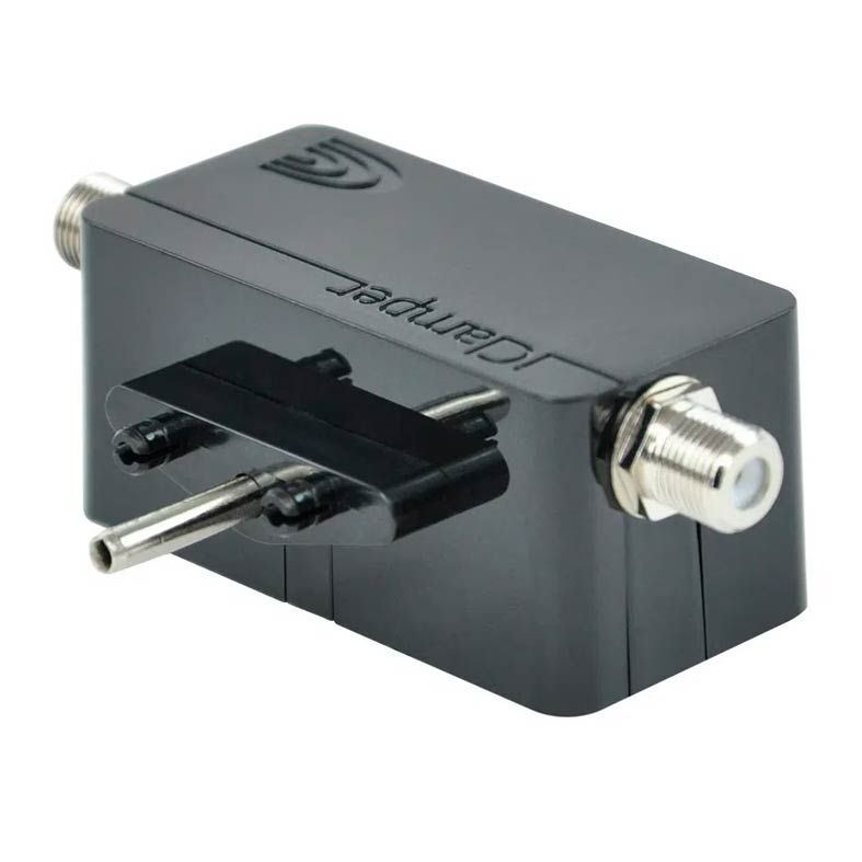 Protetor Eletrico DPS Clamper iClamper Cabo Proteção Coaxial Preto, 009908