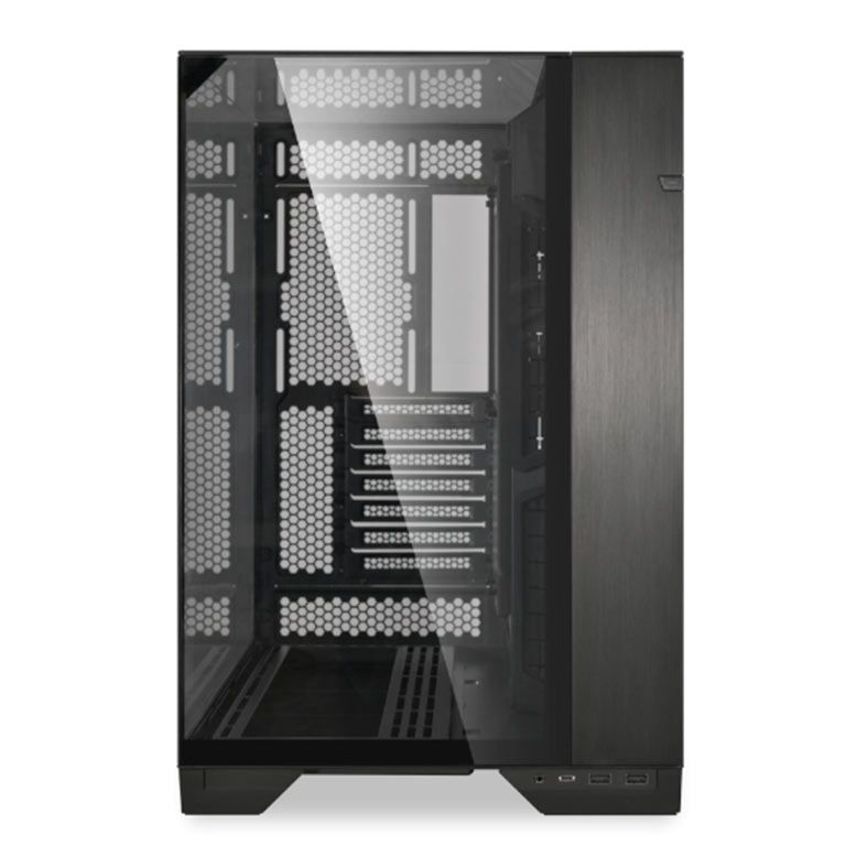 Gabinete Lian Li 011 Vision, Mid-Tower, Lateral de Vidro, Preto, 011VX-BLACK
