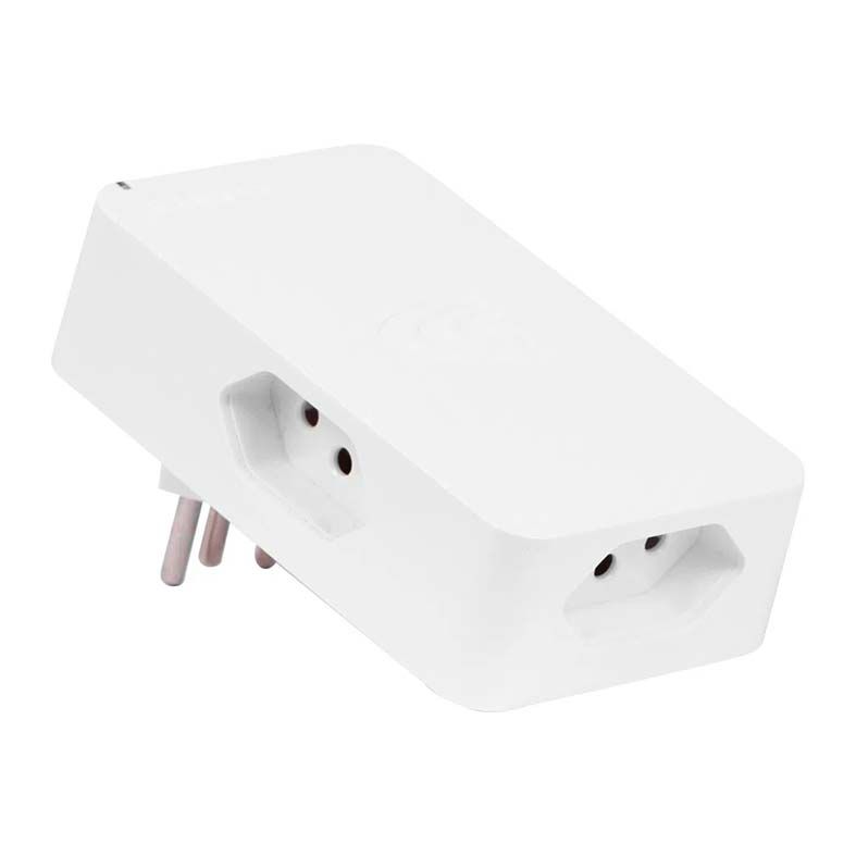 Protetor Elétrico Clamper Energia 3 + 2 USB Branco, 012922