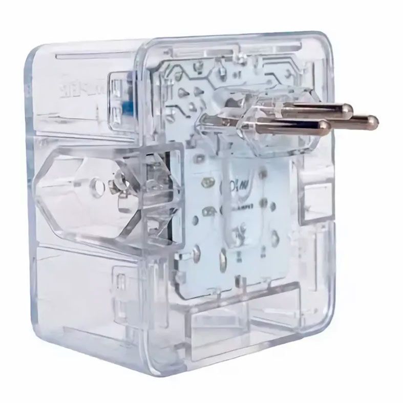 Protetor Clamper iClamper Energia 3, 10A, Transparente, 023192