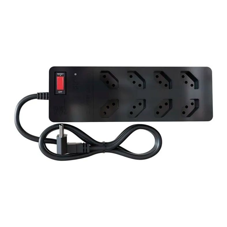 Filtro de linha DPS Clamper Iclamper Energia 8 LCF, Preto, 026775