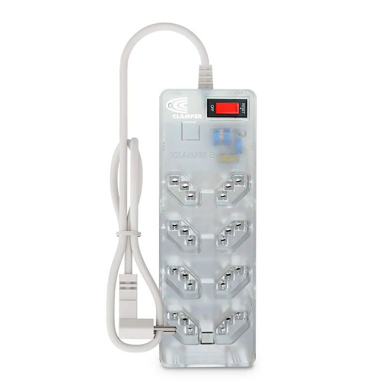 Filtro de linha DPS Clamper Iclamper Energia 8 LCF, Transparente, 026776