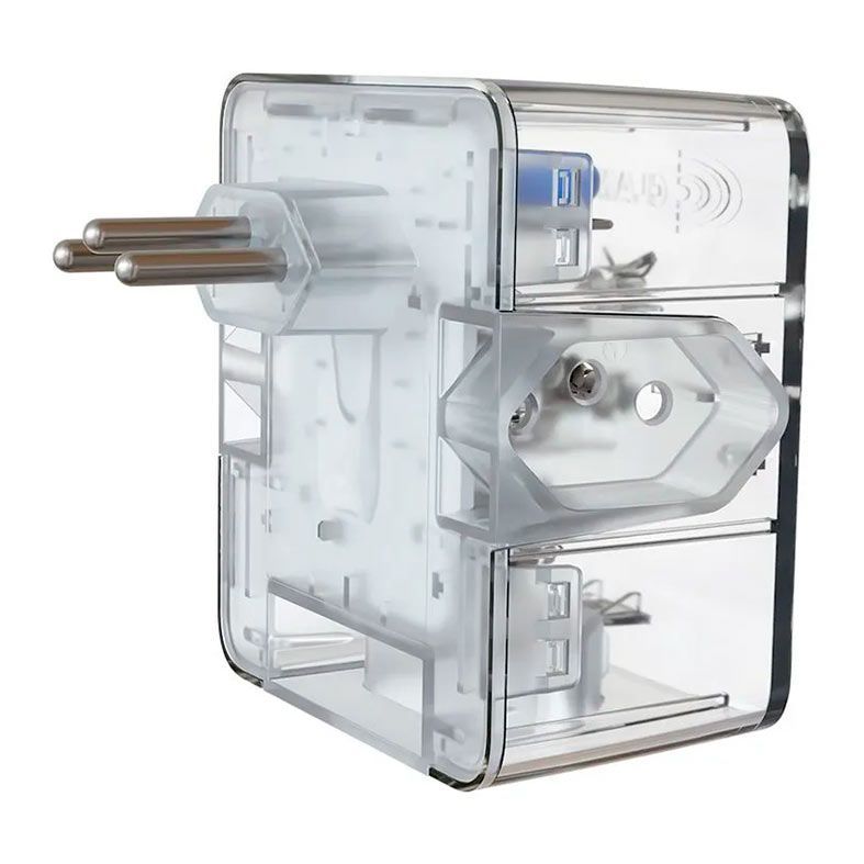 OPENBOX Protetor Clamper iClamper Energia 3 LCF, 10A, Transparente, 026788