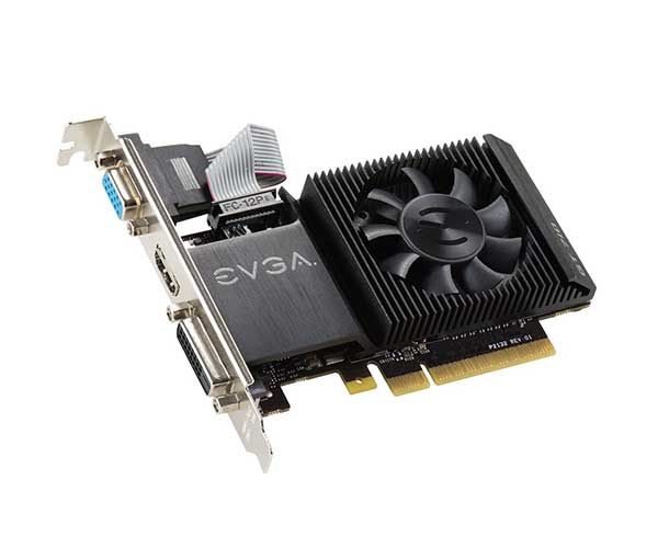 Placa de Video EVGA GeForce GT 710 2GB DDR3 Low Profile 64-bit, 02G-P3-2713-KR