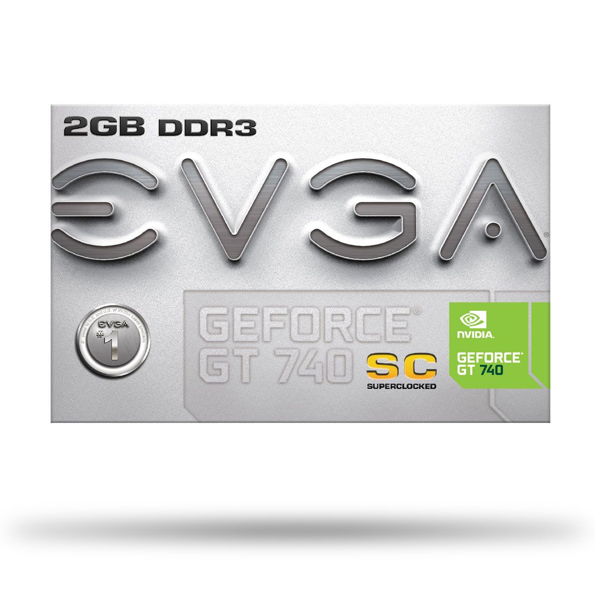 Placa de Video EVGA GeForce GT 740 2GB SC DDR3 128-bit, 02G-P4-2742-KR
