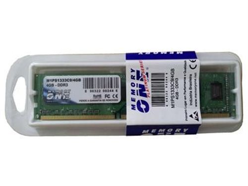 Memoria Memory One Platinum 4GB (1x4GB) DDR3 1333MHz, M1PS1333C9/4GB - BOX