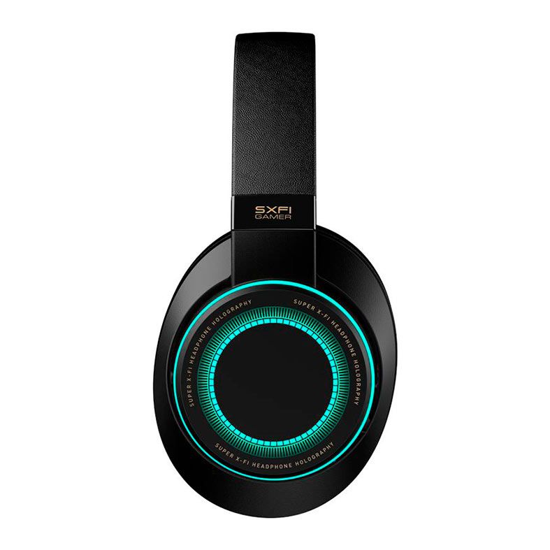 Headset Gamer Creative SXFI, RGB, Drivers 50mm, Preto, 06EF088000000