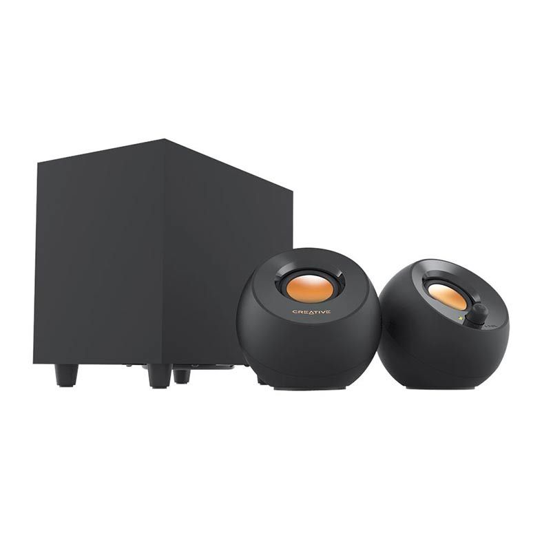 Caixa de Som Creative Pebble Plus, 16W RMS, USB, Preto, 06MF048000002
