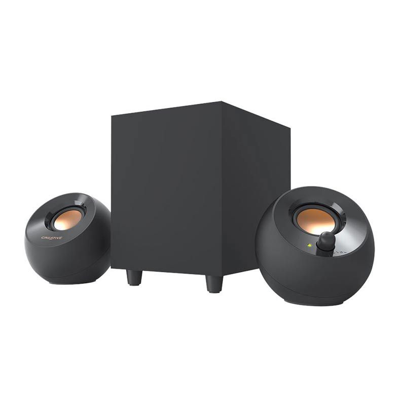 Caixa de Som Creative Pebble Plus, 16W RMS, USB, Preto, 06MF048000002