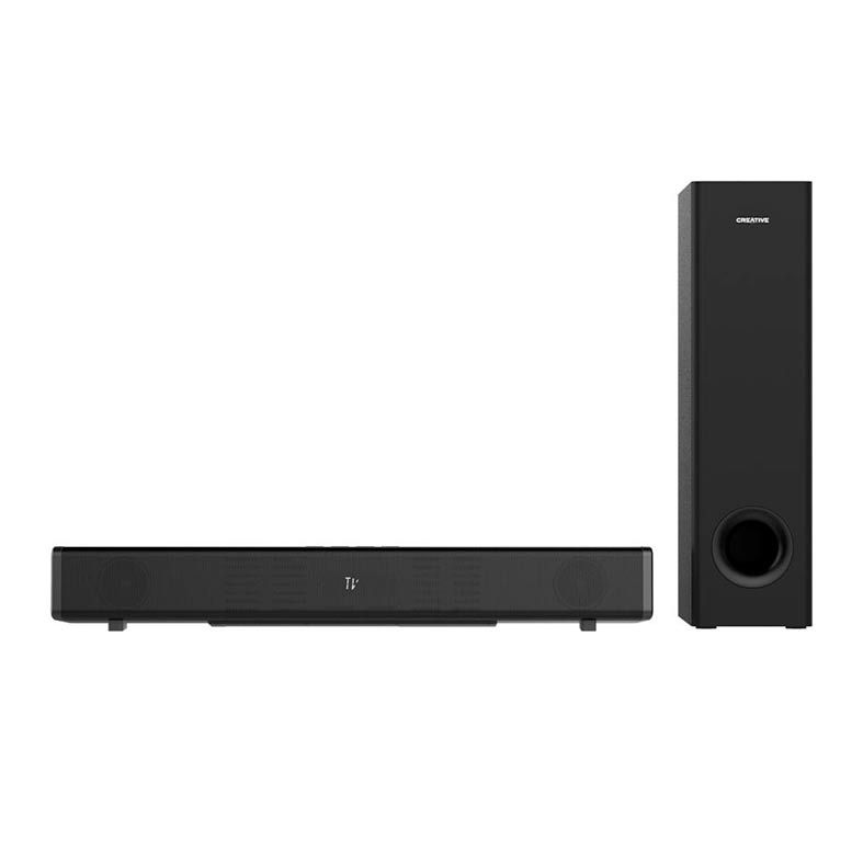 Soundbar Creative Stage 360, 240W RMS, Bluetooth, Cabo Optico, HDMI e HDMI ARC, Preto, 06MF838500003