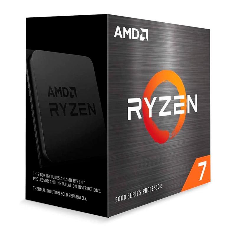 Processador AMD Ryzen 7 5800X, 8-Core, 16-Threads, 3.8GHz (4.7GHz Turbo), Cache 36MB, AM4, 100-100000063WOF-BR