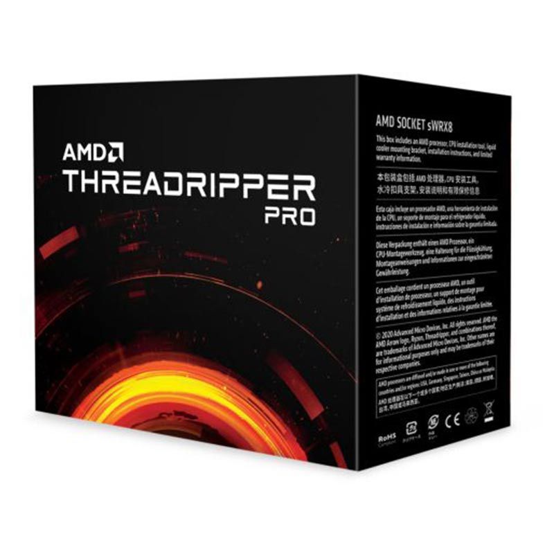 Processador AMD Ryzen Threadripper PRO 3975WX, 32-Core, 64-Threads, 3.5GHz (4.2GHz Turbo), Cache 144MB, sWRX8, 100-100000086WOF