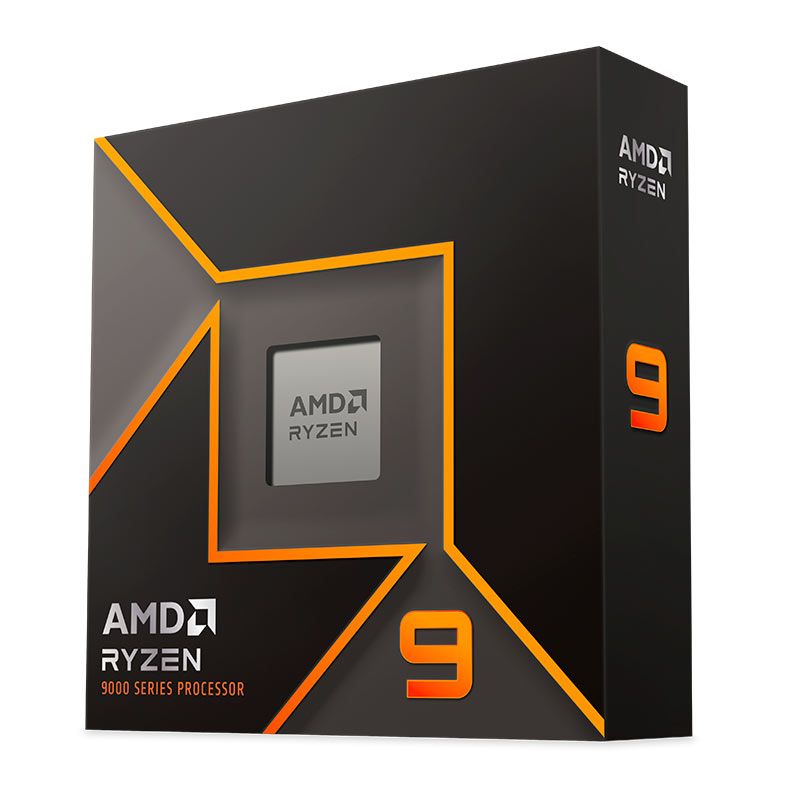 Processador AMD Ryzen 9 9900X, 12-Core, 24-Threads, 4.4GHz (5.6GHz Turbo), Cache 76MB, AM5, 100-100000662WOF