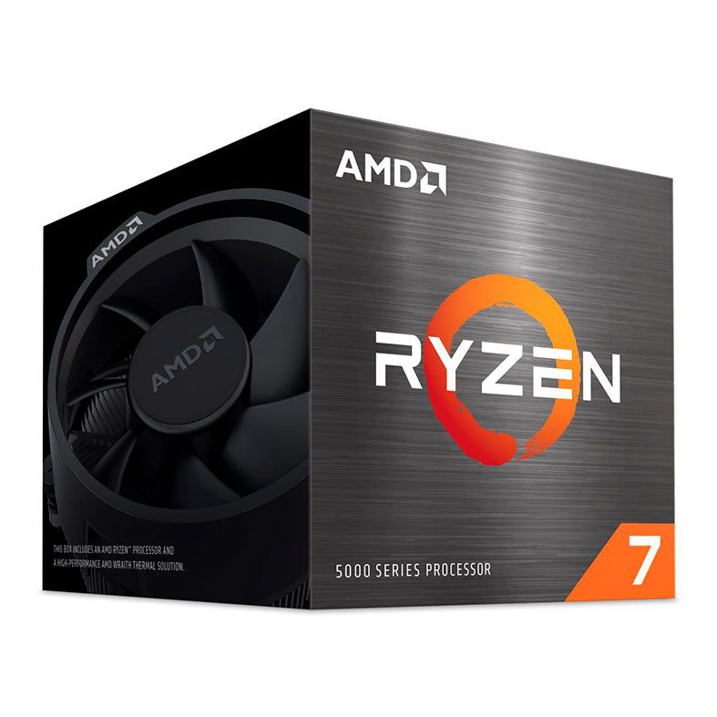 Processador AMD Ryzen 7 5700, 8-Core, 16-Threads, 3.7GHz (4.6GHz Turbo), Cache 20MB, 100-100000743BOX-BR