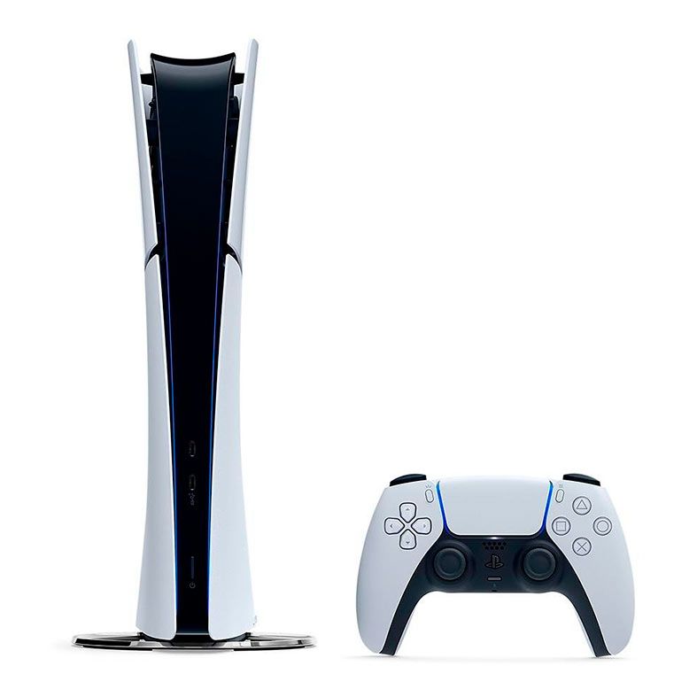 Console Sony Playstation 5 Slim, Edicao Digital, SSD 1TB, Com Controle Sem Fio DualSense, Com 2 Jogos Digitais, Branco, 1000038914