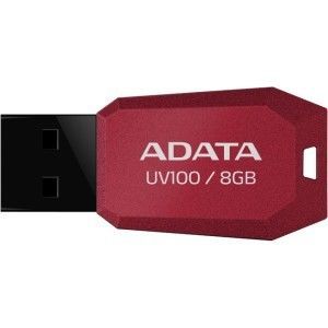 Pendrive ADATA Classic UV100 8GB Vermelho, AUV100-8G-RRD - BOX