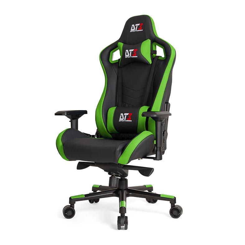 Cadeira Gamer DT3 Sports Onix Diamond Preto/Verde, 10591-6