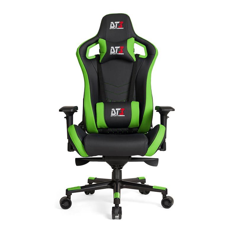 Cadeira Gamer DT3 Sports Onix Diamond Preto/Verde, 10591-6