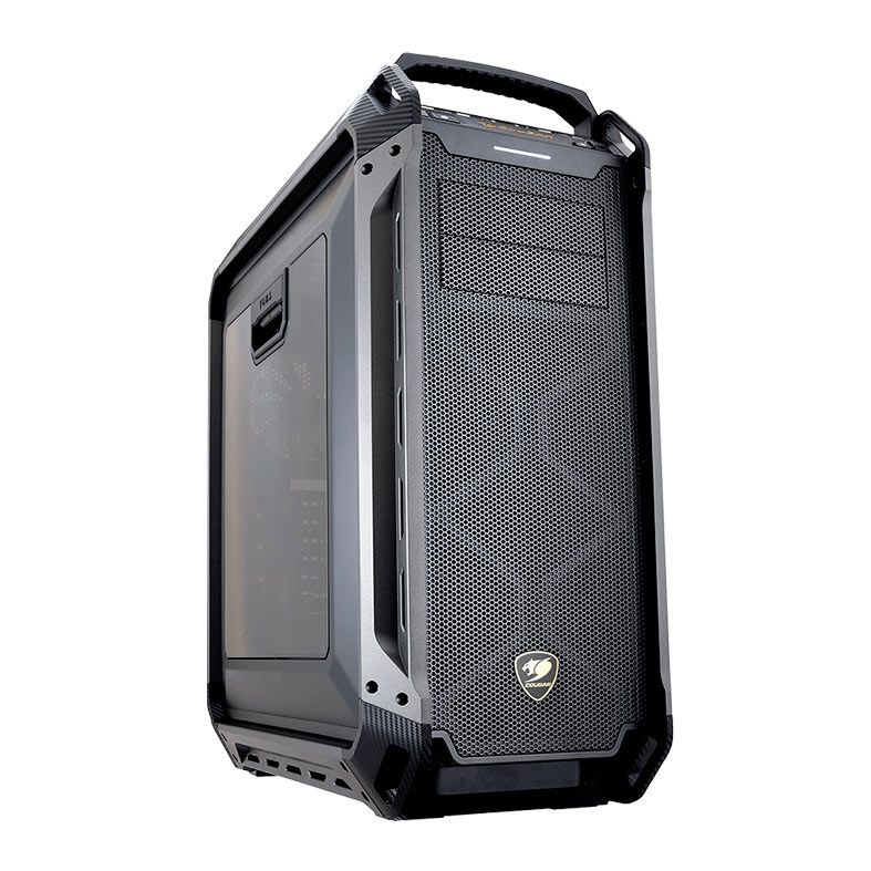 Gabinete Gamer Cougar Panzer MAX, Full-Tower, Lateral de Acrilico, Com 3 Fans, Preto, 106AMK0001-02