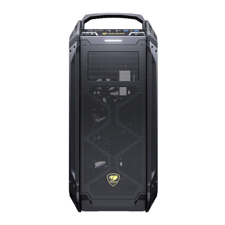 Gabinete Gamer Cougar Panzer MAX-G, Full-Tower, Lateral de Vidro, Com 1 Fan, Preto, 106AMK0015-01